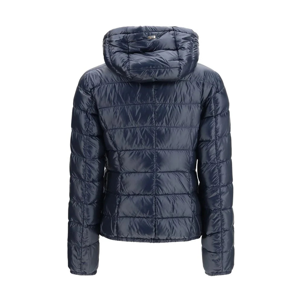 Herno Blue Polyamide Full-Length Jacket - IT44 | L