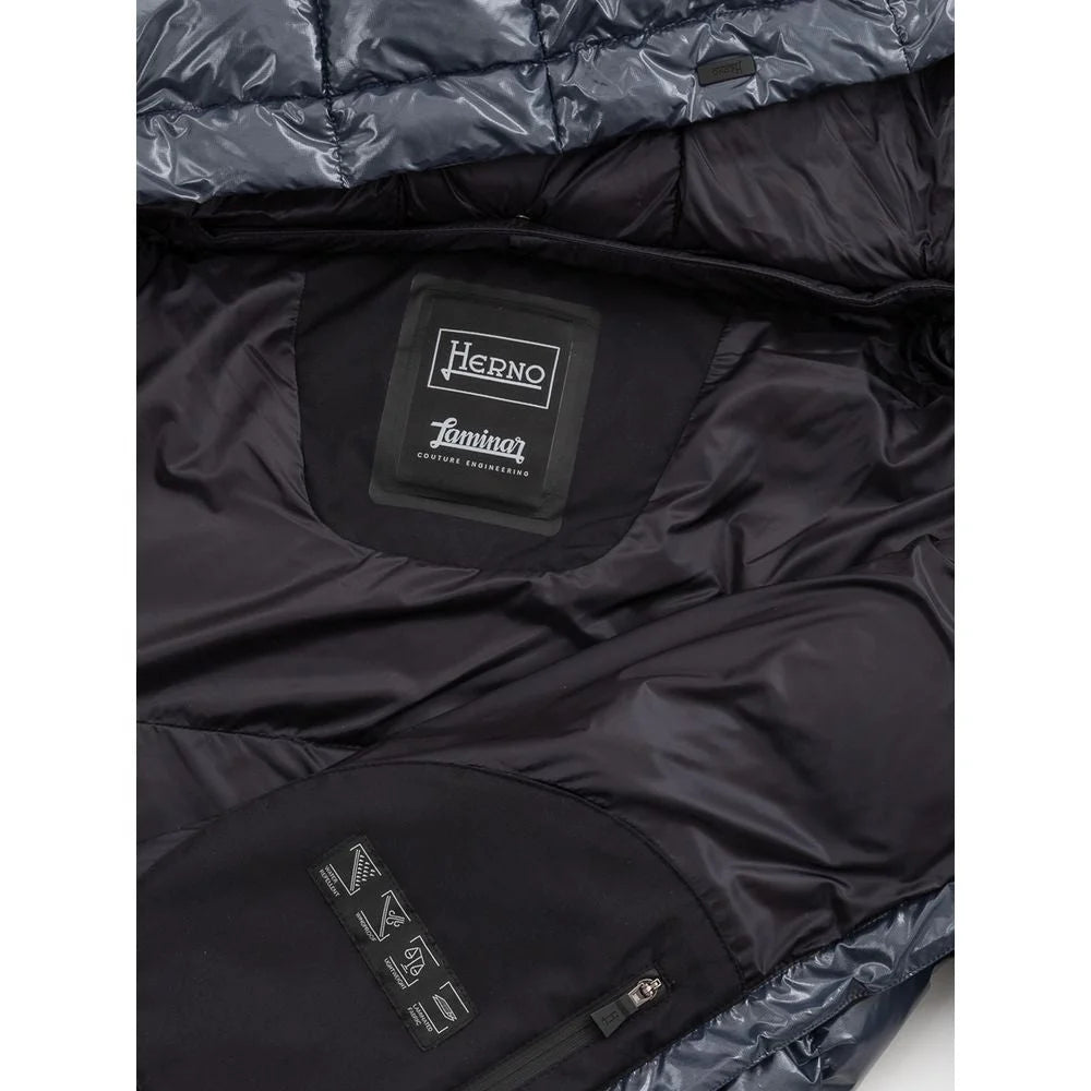 Herno Blue Polyamide Jackets & Coat - IT42|M - Puffer Jackets