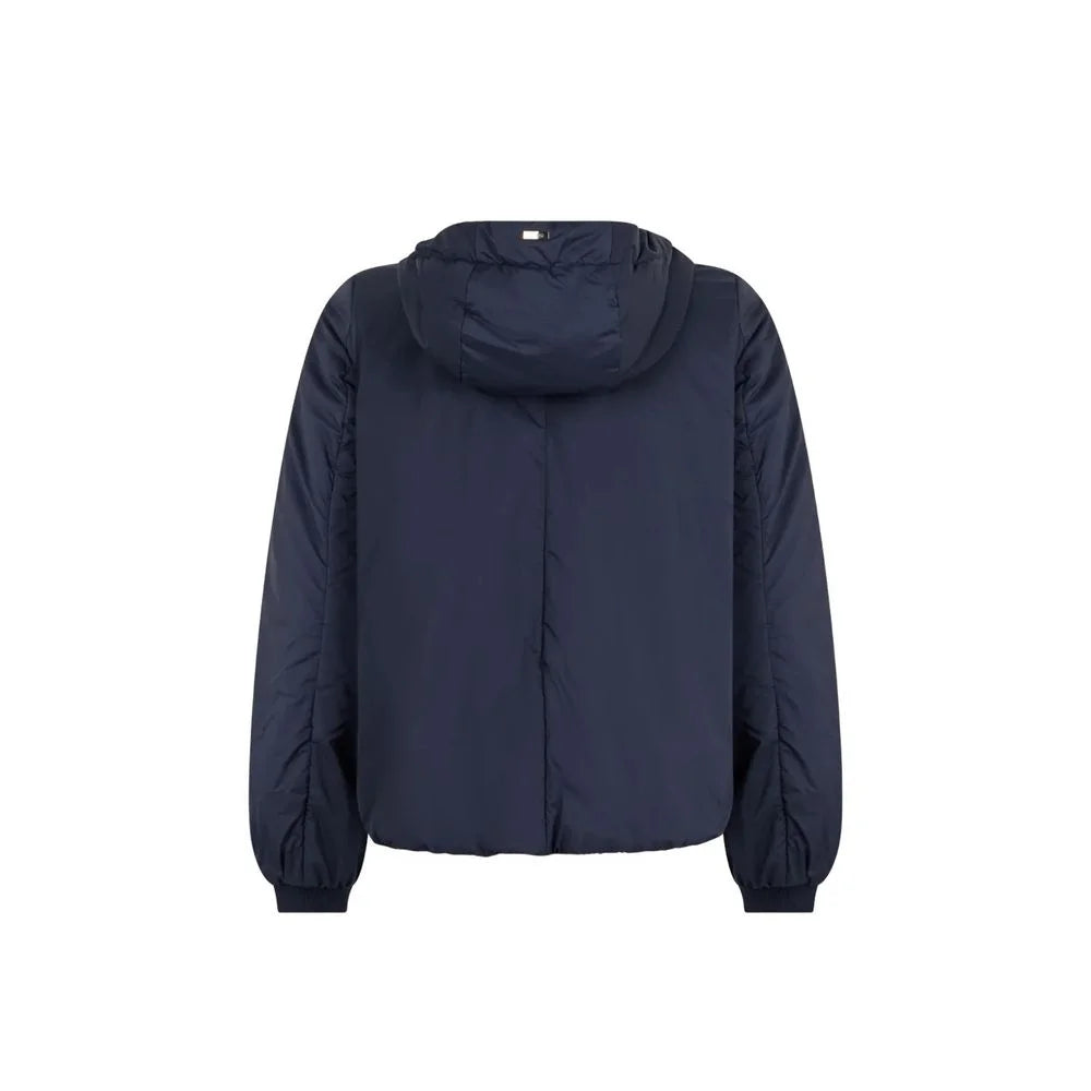Herno Blue Polyamide Shell Jacket - 40