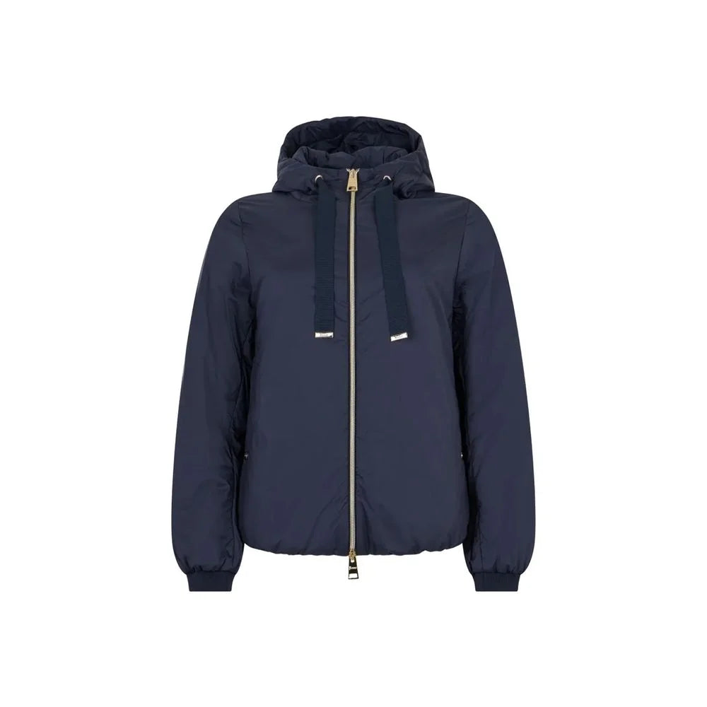 Herno Blue Polyamide Shell Jacket - 40