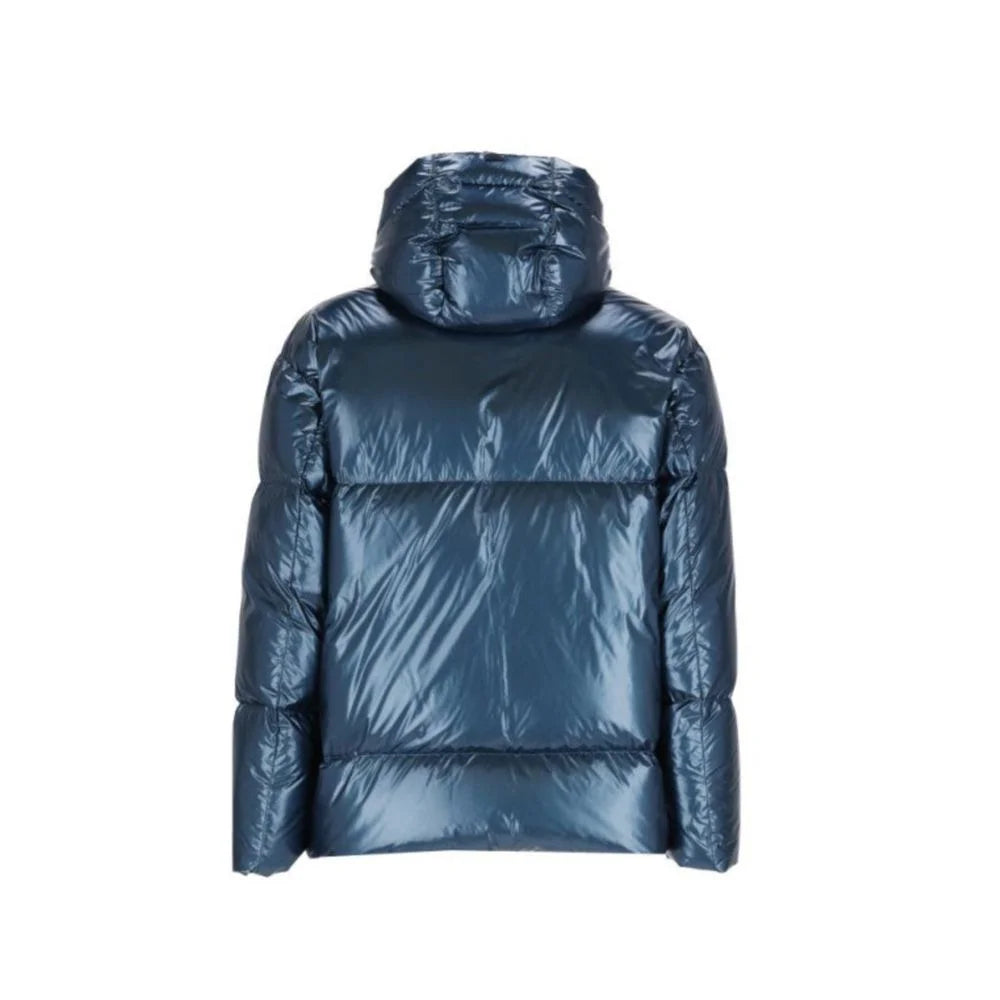 Herno Blue Polyamide Shell Jacket - IT50 | L