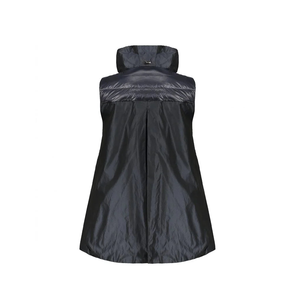 Herno Blue Polyamide Sleveless Jacket - 36