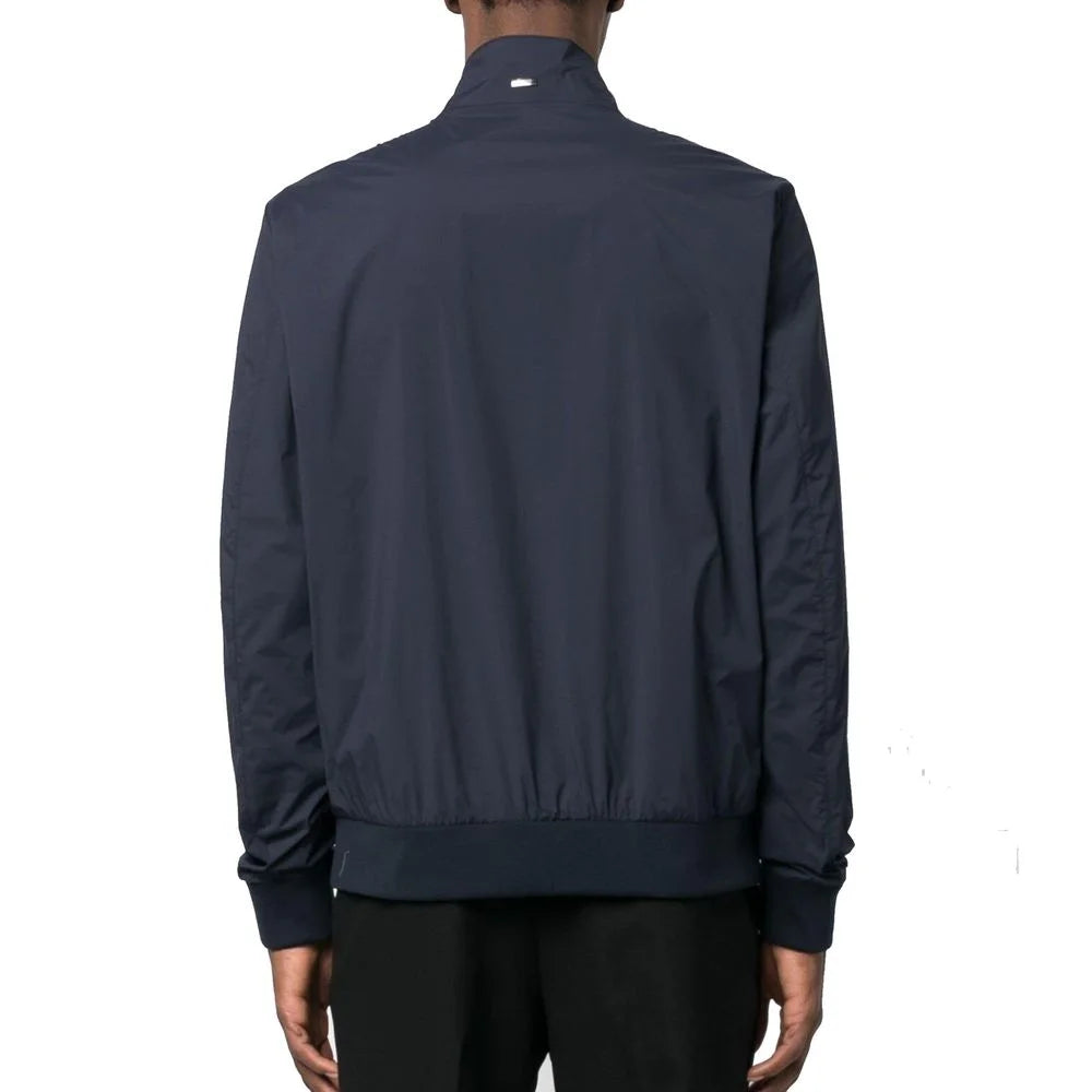 Herno Blue Polyester Bomber - IT50 | L