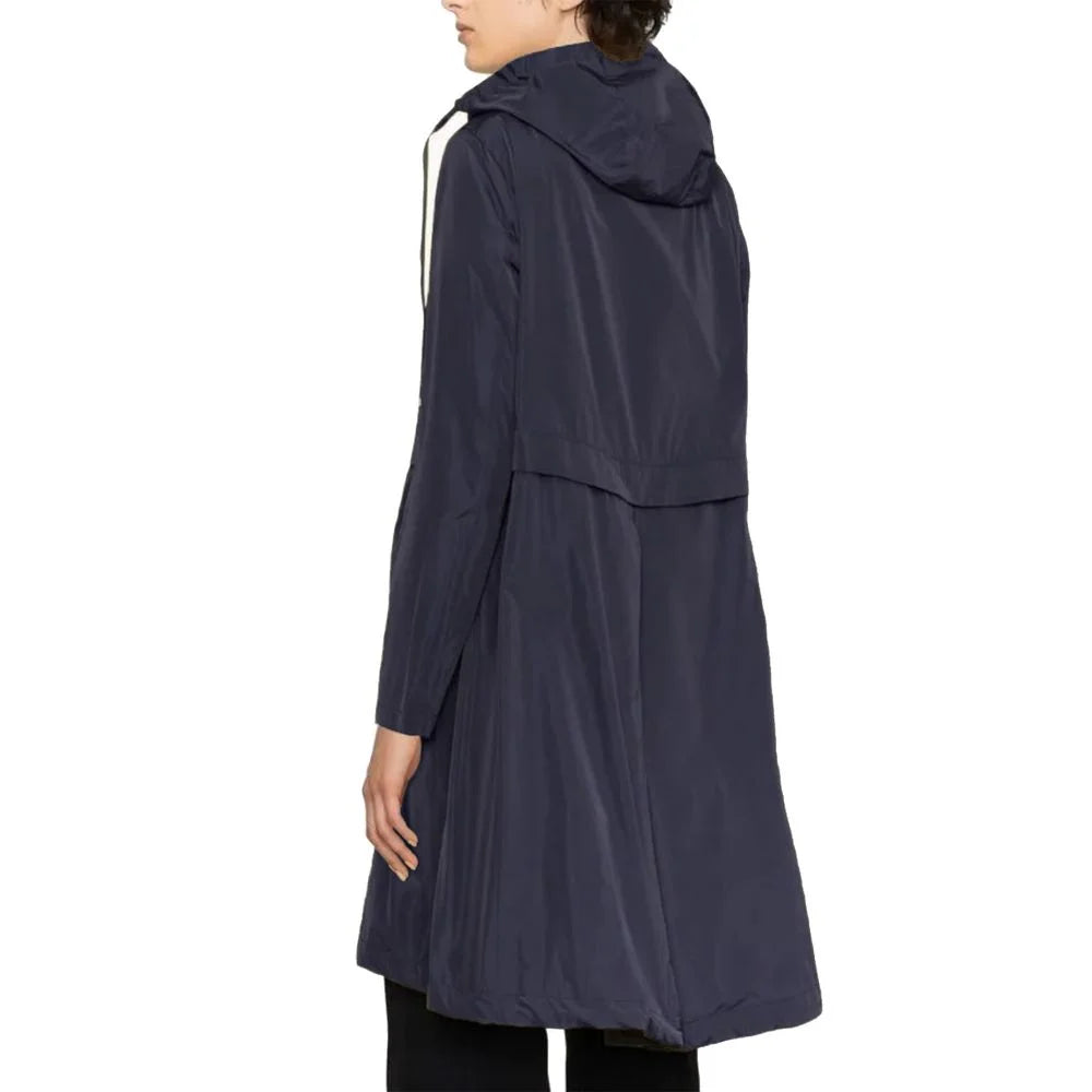 Herno Blue Polyester Coat - 42 - Coats & Jackets