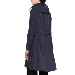 Herno Blue Polyester Coat - 42 - Coats & Jackets