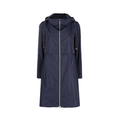 Herno Blue Polyester Coat - 42 - Coats & Jackets