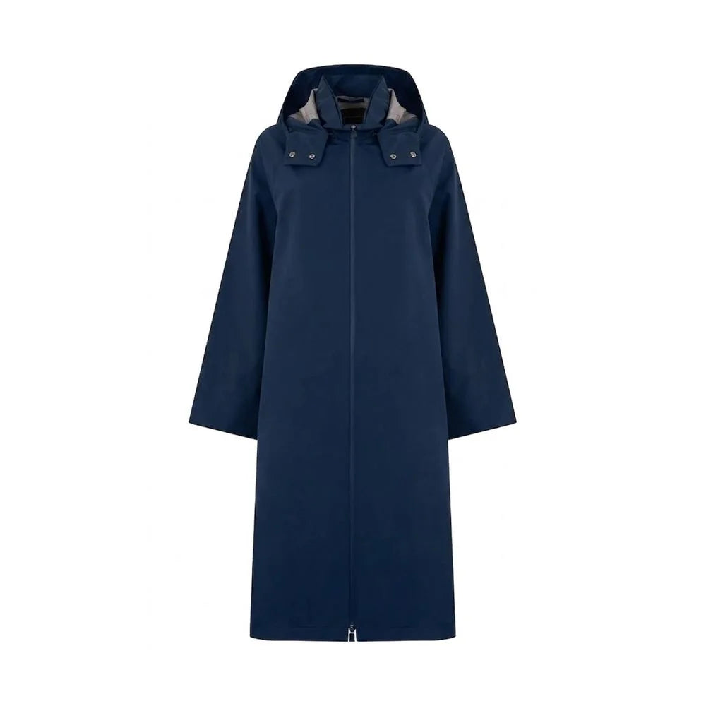 Herno Blue Polyester Coat
