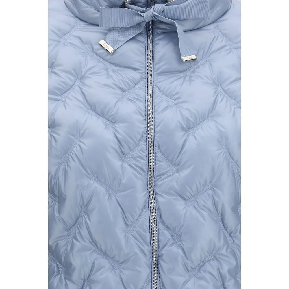 Herno Blue Polyester Full-Length Jacket