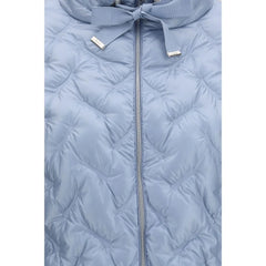 Herno Blue Polyester Full-Length Jacket
