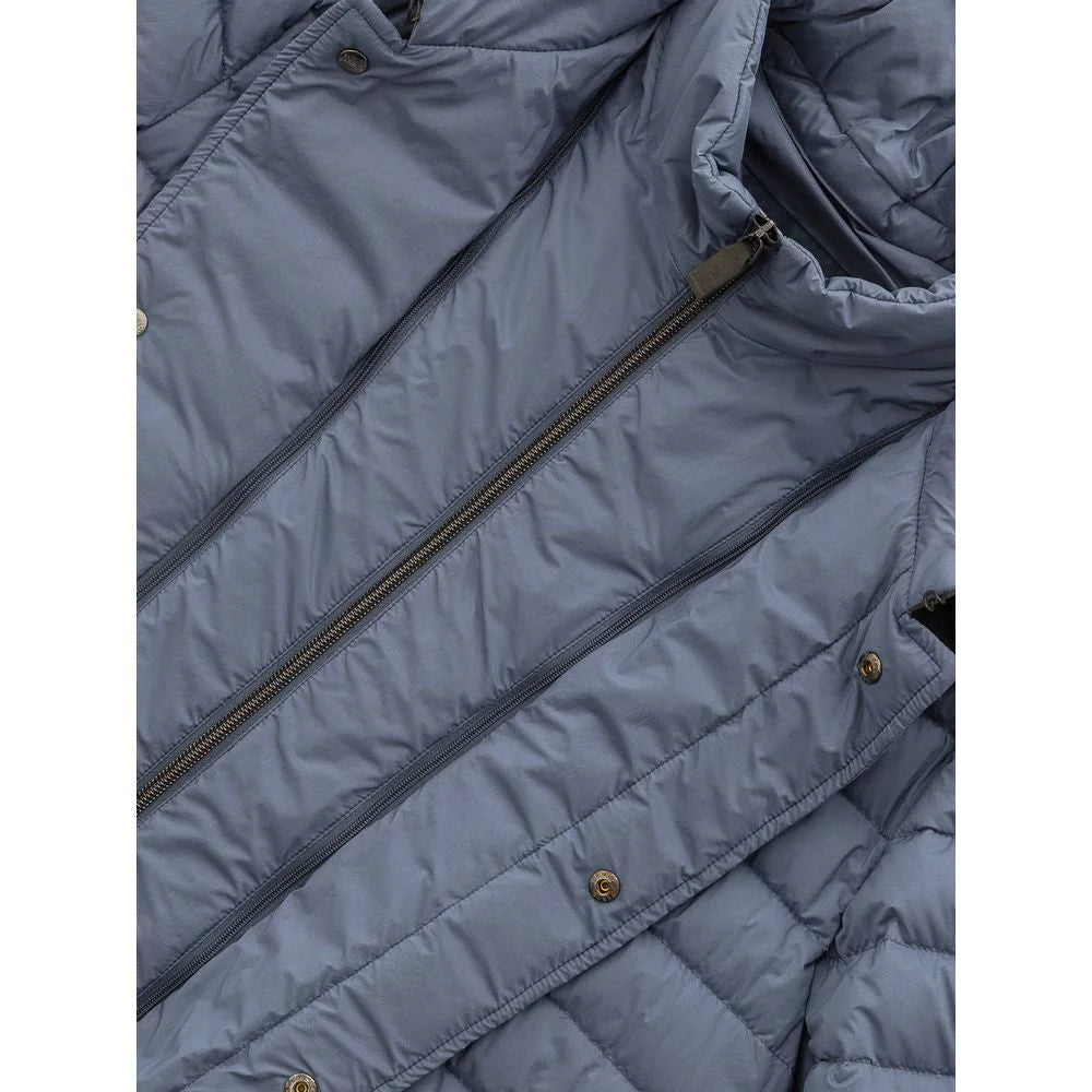 Herno Blue Polyester Jackets & Coat - Puffer Jackets