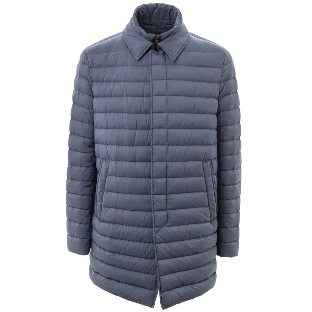 Herno Blue Polyester Jackets & Coat - Puffer Jackets