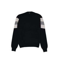 Herno Blue Wool Sweatshirt