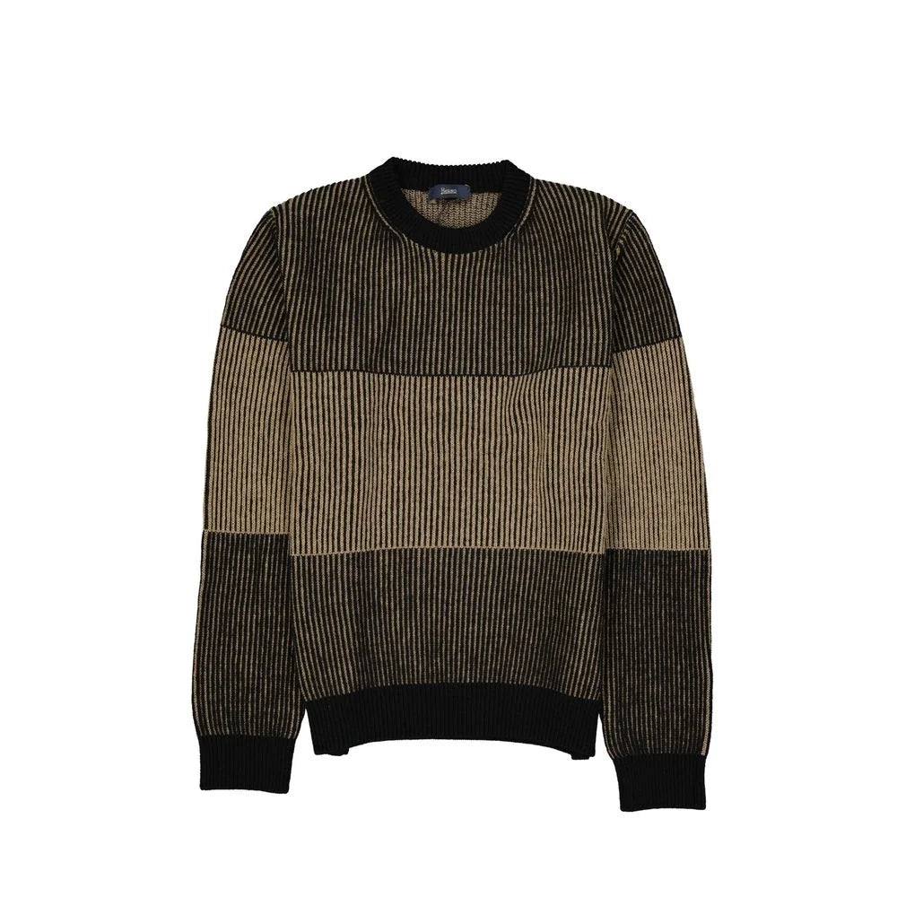 Herno Blue Wool Sweatshirt