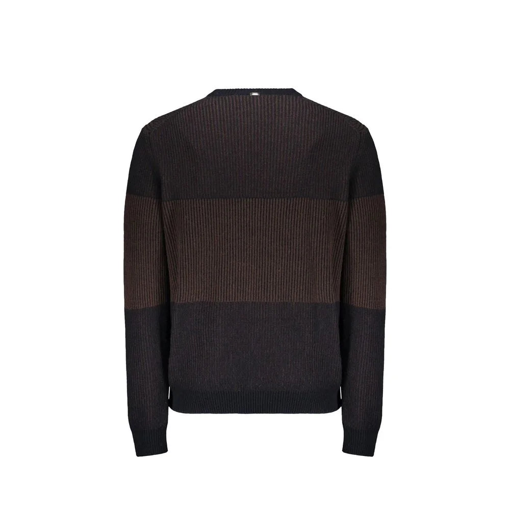 Herno Blue Wool Sweatshirt - IT50 | L