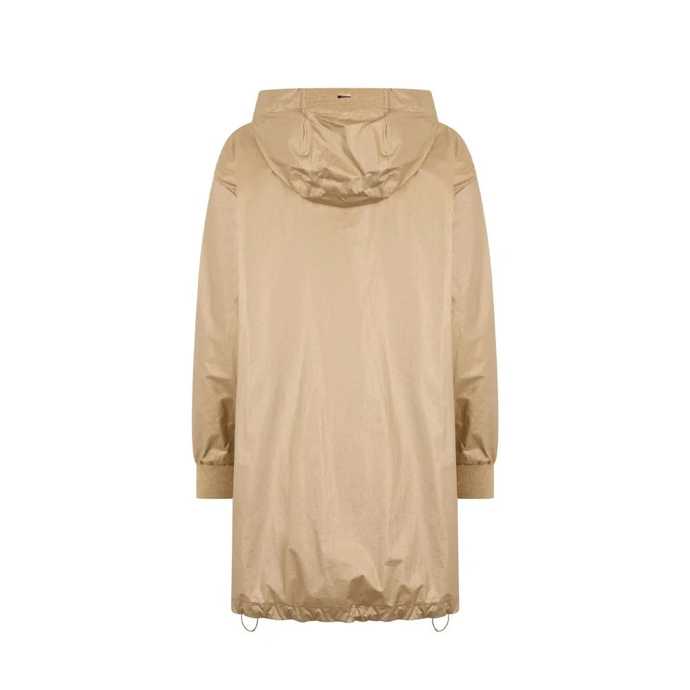 Herno Brown Cotton Coat - 42