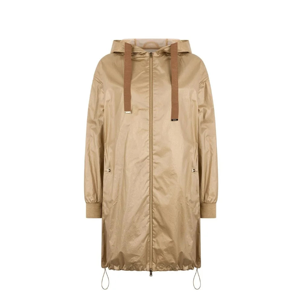 Herno Brown Cotton Coat - 42