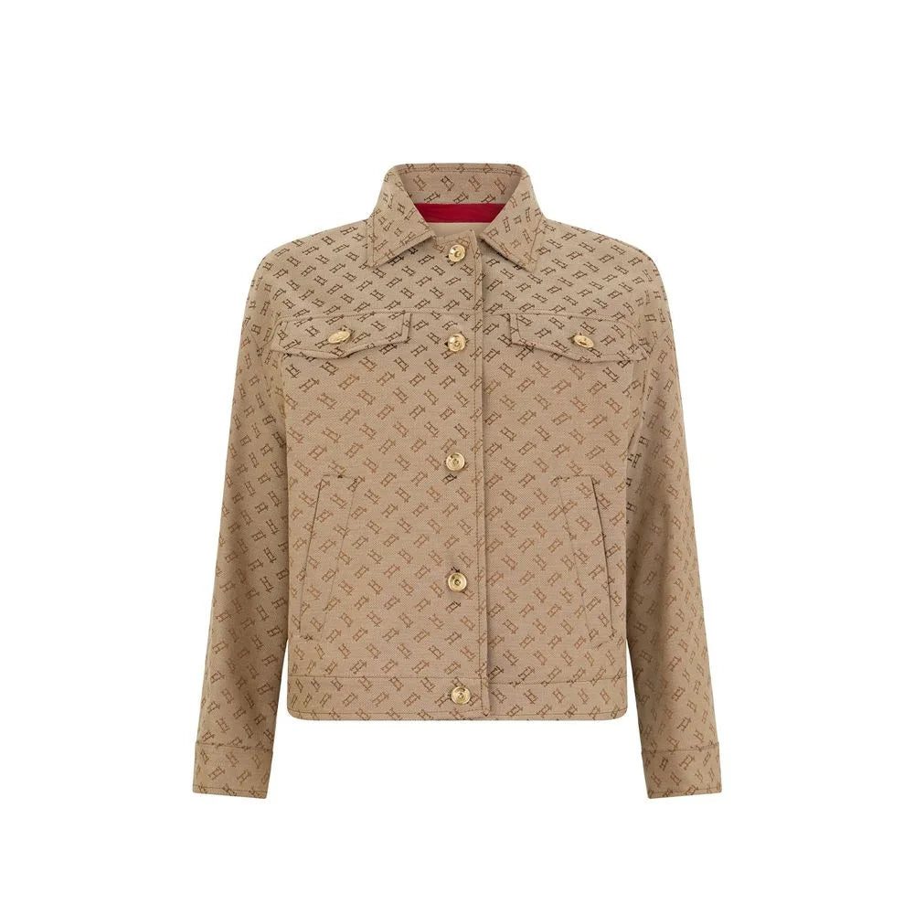 Herno Brown Cotton Denim Jacket - 44