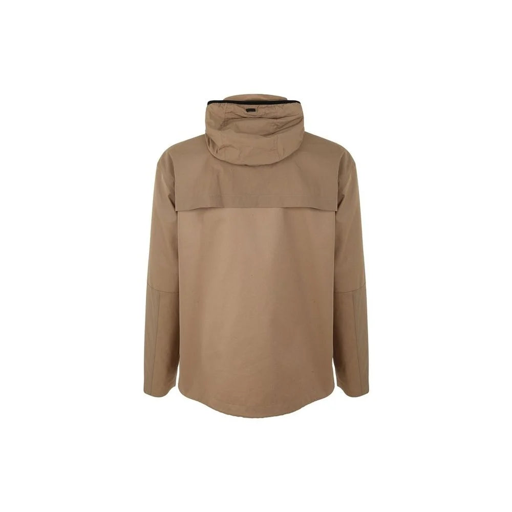 Herno Brown Cotton Shell Jacket