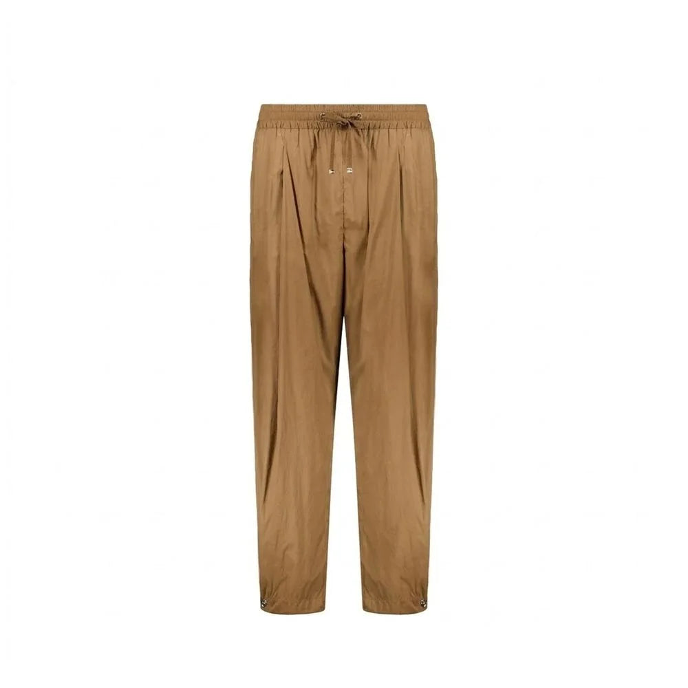 Herno Brown Elastane Casual Pants - 42