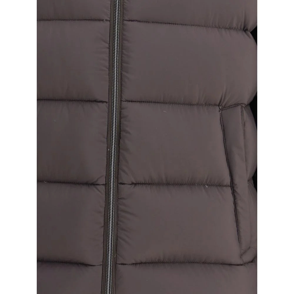 Herno Brown Polyamide Bomber - Bomber Jackets