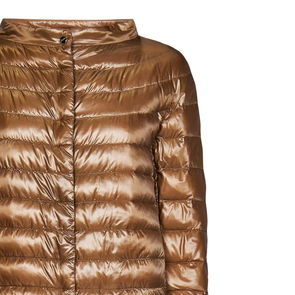 Herno Brown Polyamide Coat