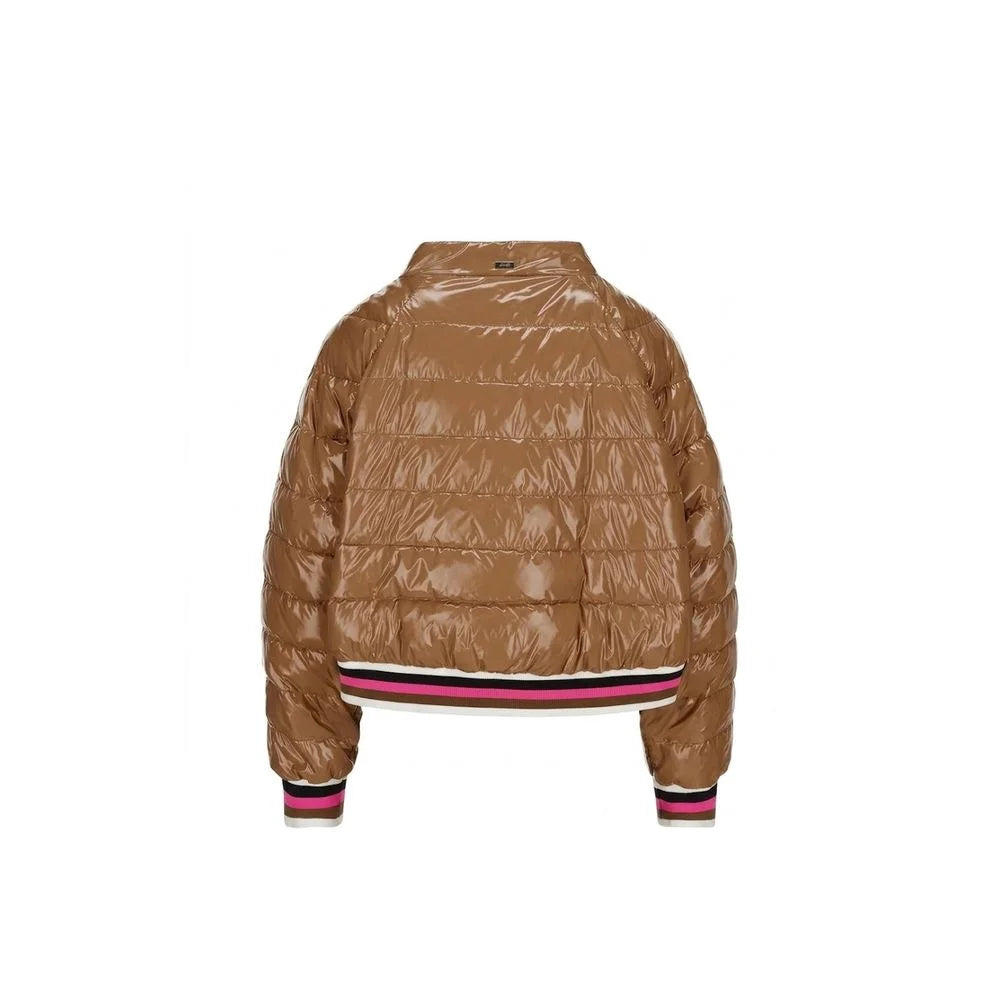 Herno Brown Polyamide Coat