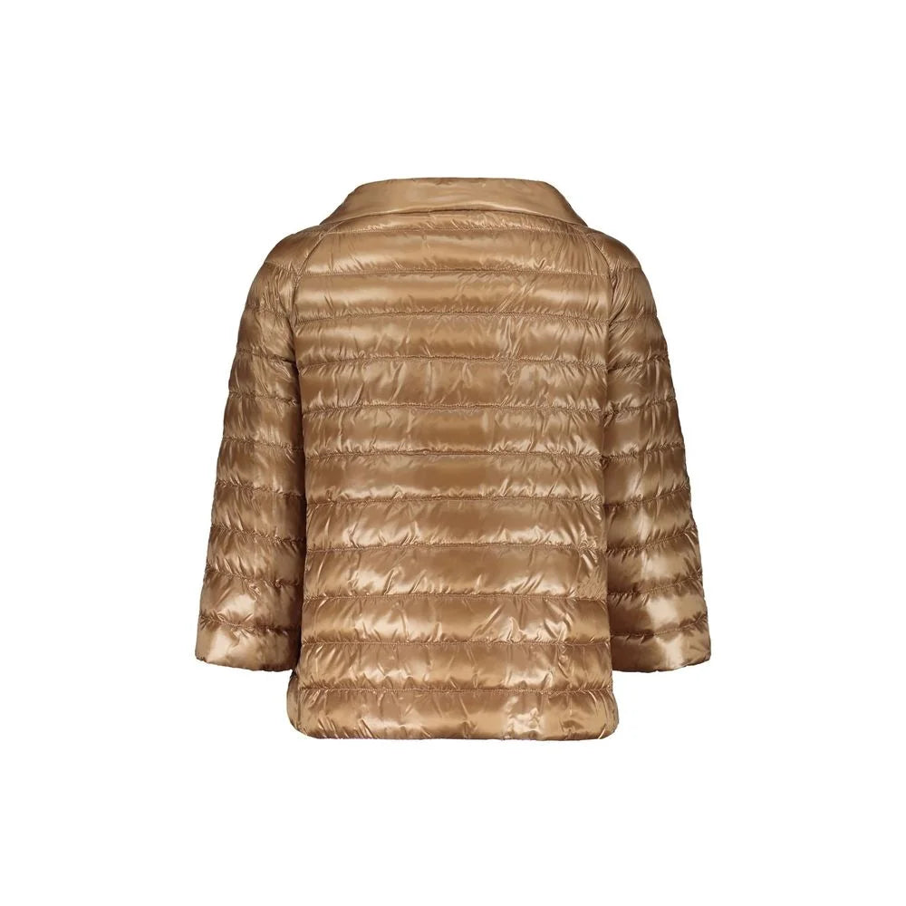 Herno Brown Polyamide Coat