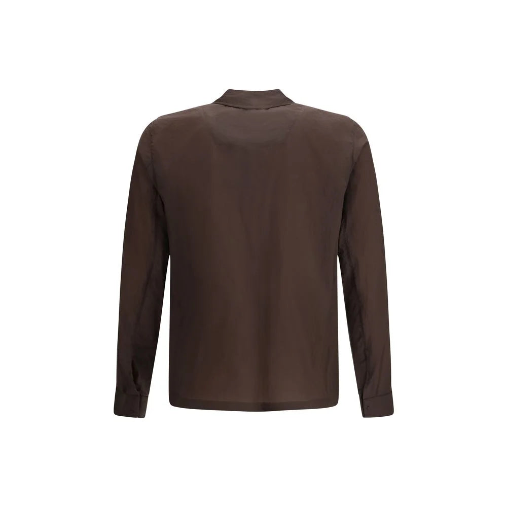 Herno Brown Polyamide Dress Shirt