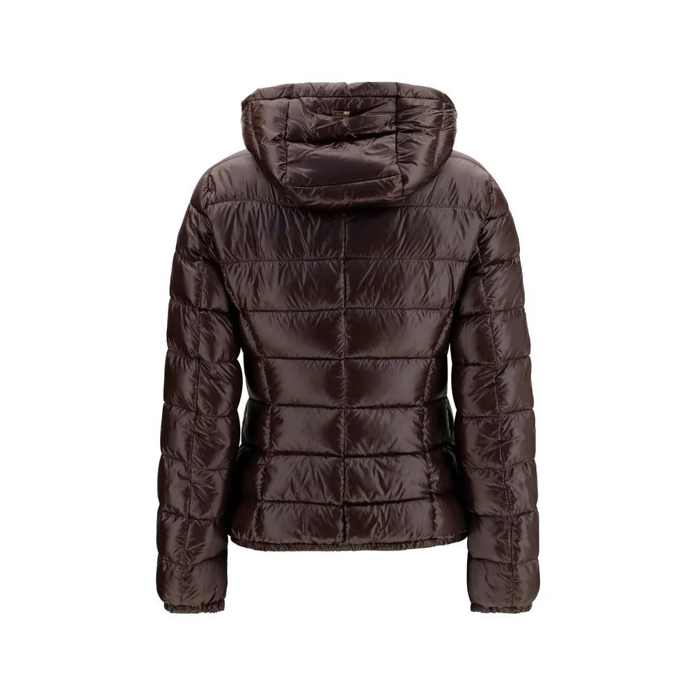Herno Brown Polyamide Full-Length Jacket