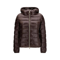 Herno Brown Polyamide Full-Length Jacket