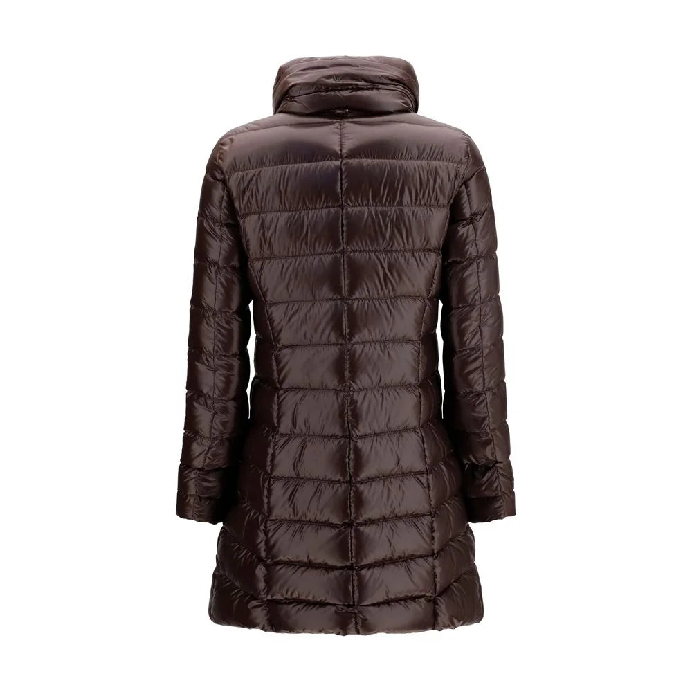 Herno Brown Polyamide Full-Length Jacket