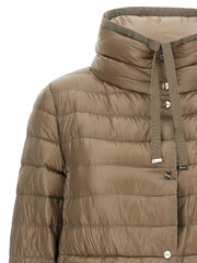 Herno Brown Polyamide Full-Length Jacket - IT48