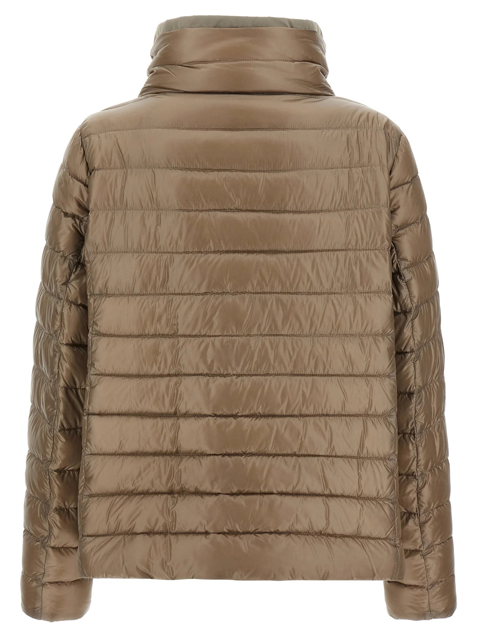 Herno Brown Polyamide Full-Length Jacket - IT48