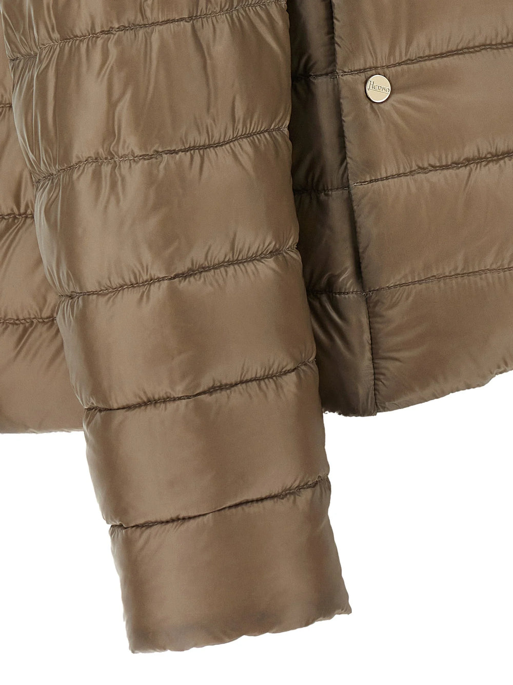 Herno Brown Polyamide Full-Length Jacket - IT48