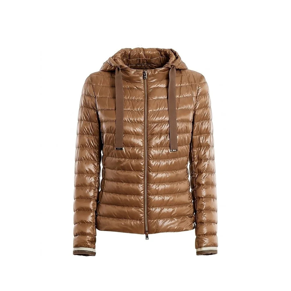Herno Brown Polyamide Shell Jacket - 38