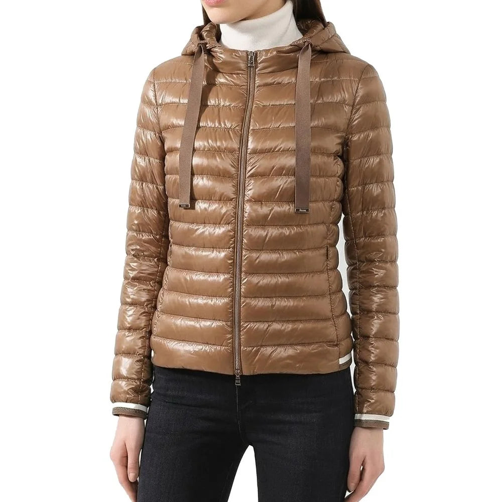 Herno Brown Polyamide Shell Jacket - 38
