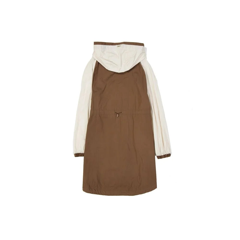 Herno Brown Polyester Coat - 44