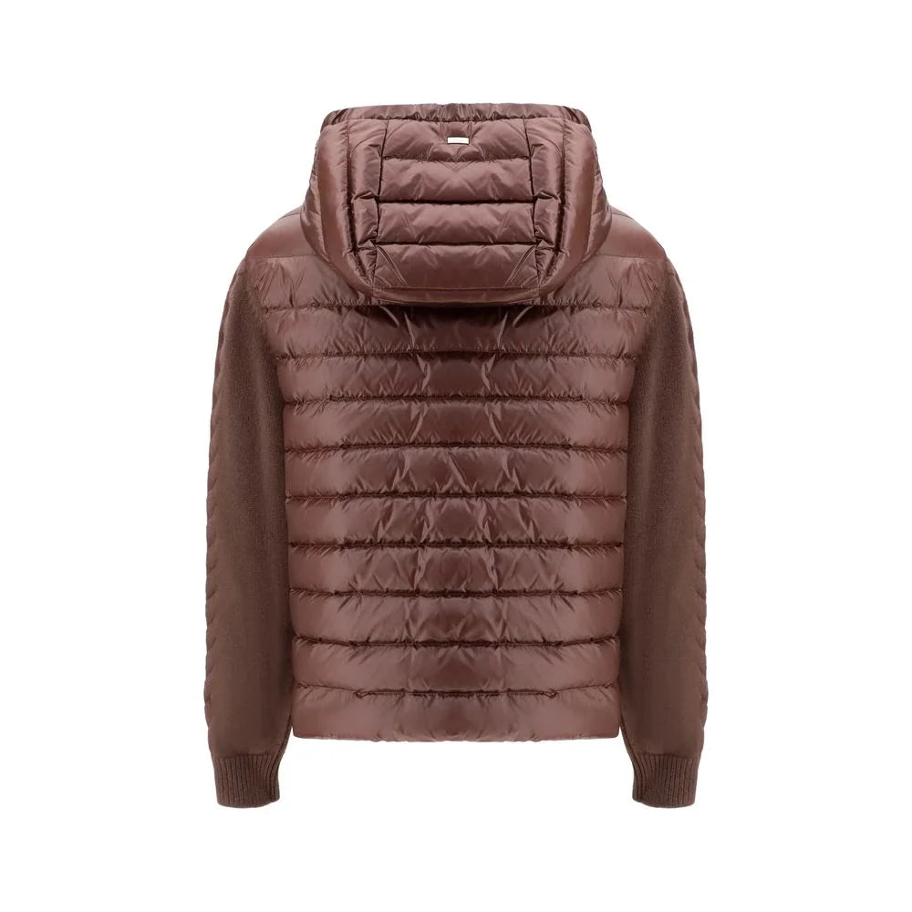 Herno Brown Polyester Full-Length Jacket