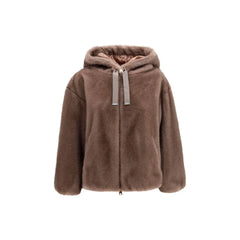 Herno Brown Polyester Full-Length Jacket