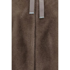 Herno Brown Polyester Full-Length Jacket