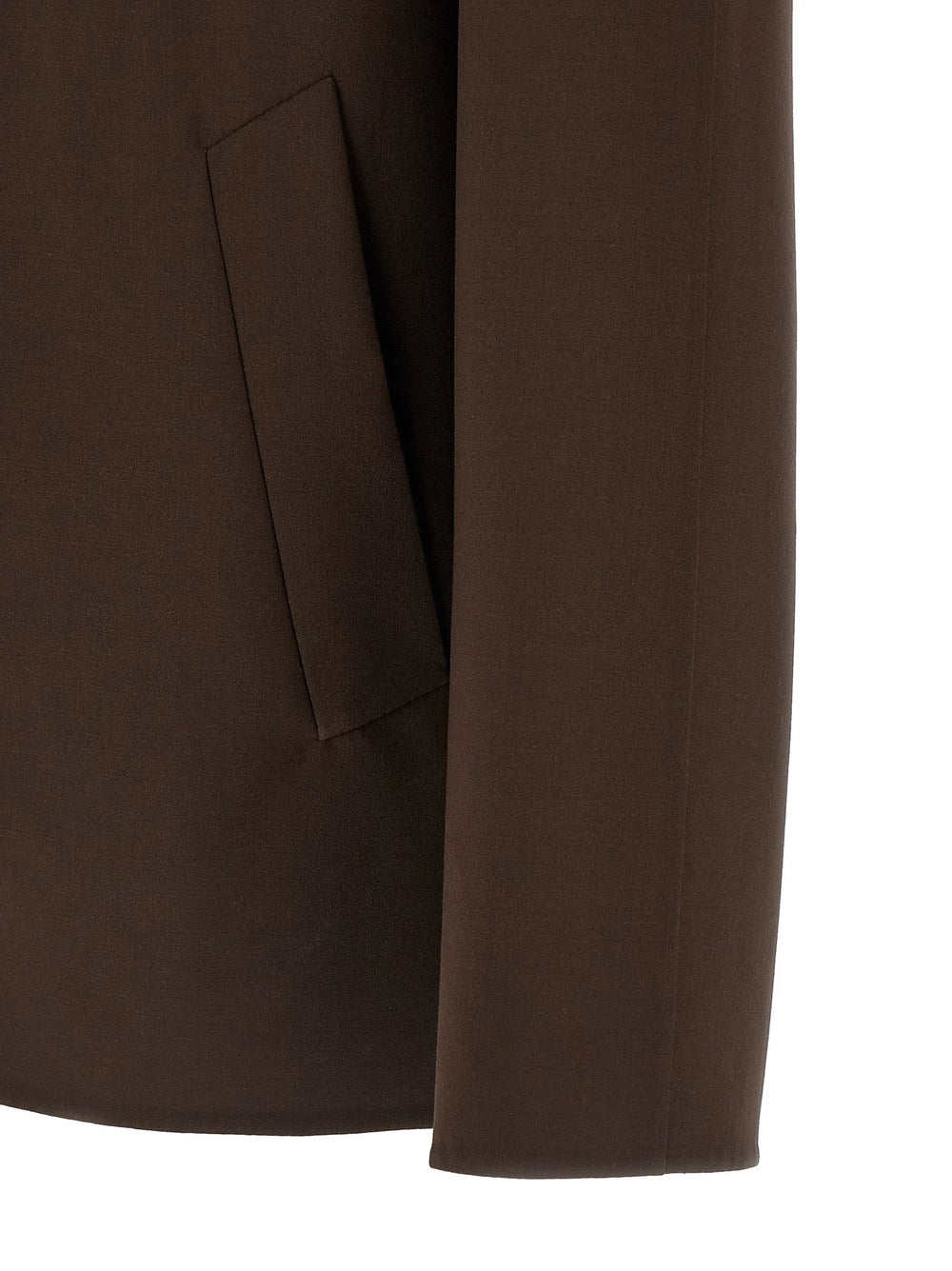 Herno Brown Polyester Full-Length Jacket - IT52 | XL