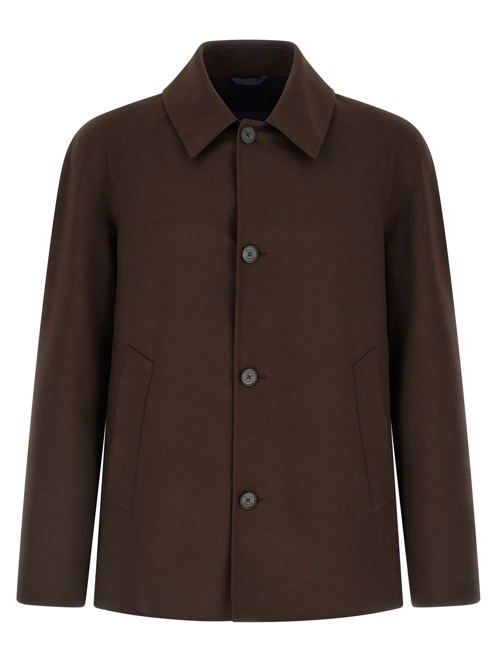 Herno Brown Polyester Full-Length Jacket - IT52 | XL