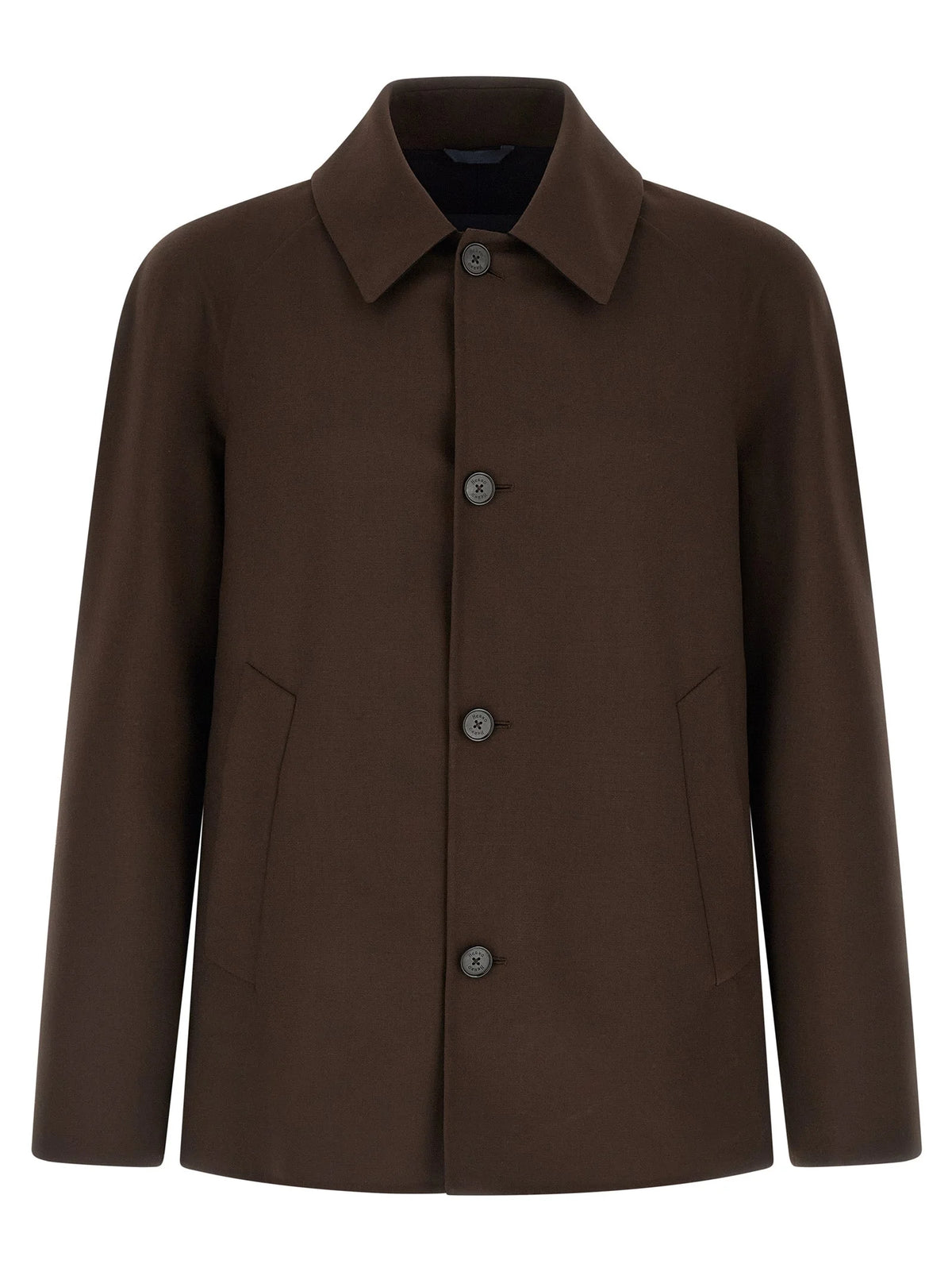 Herno Brown Polyester Full-Length Jacket - IT52 | XL