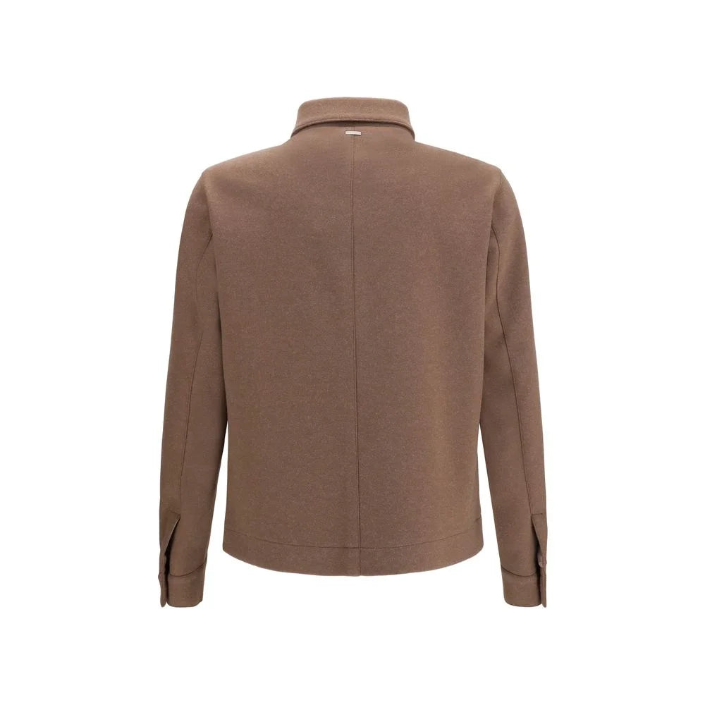 Herno Brown Polyester Jacket