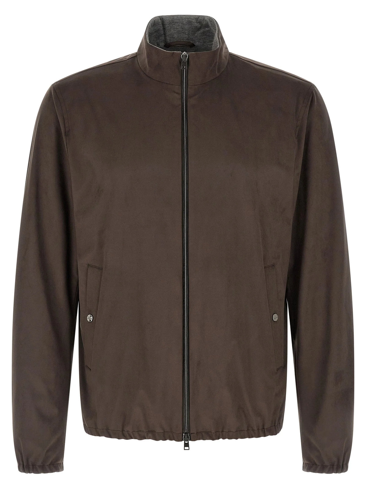 Herno Brown Polyester Jacket
