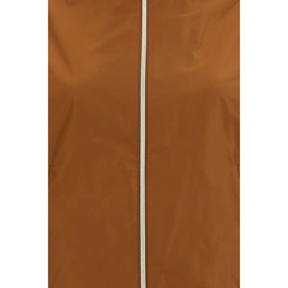Herno Brown Polyester Rain Coat