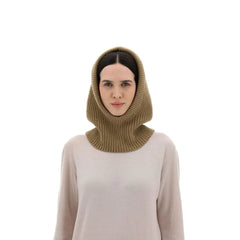 Herno Brown Wool Hat - UNI