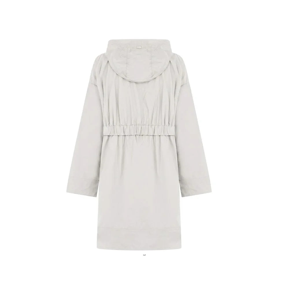 Herno Gray Elastane Coat - 44 - Coats & Jackets