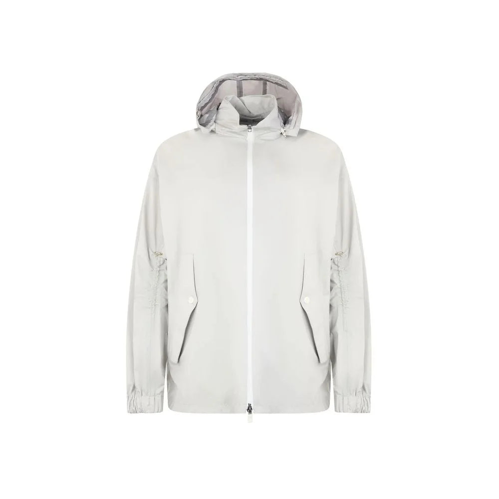 Herno Gray Polyamide Shell Jacket