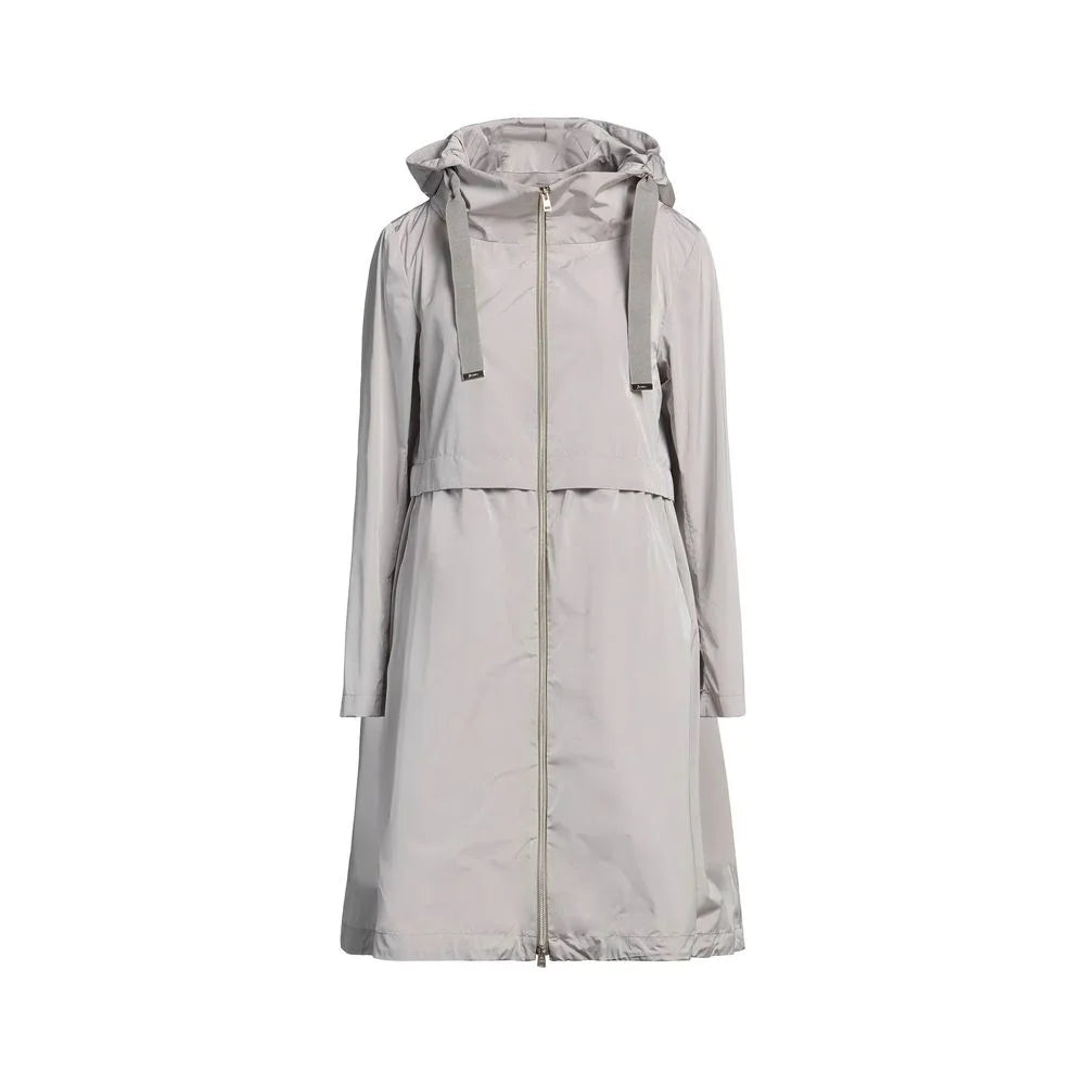 Herno Gray Polyester Coat - 40
